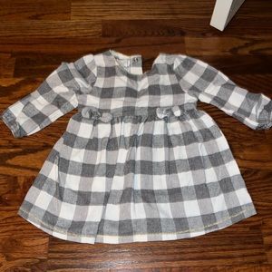 Mud pie flannel dress 9-12 months